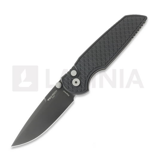 Складной нож Pro-Tech TR-3 Integrity DLC, Relic Texture Black Aluminum INT1106