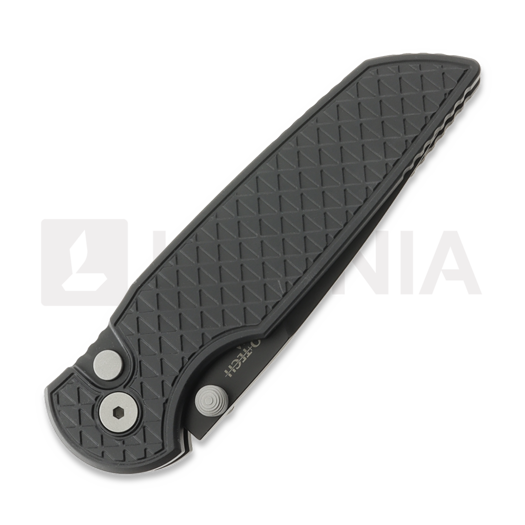 Coltello pieghevole Pro-Tech TR-3 Integrity DLC, Relic Texture Black Aluminum INT1106