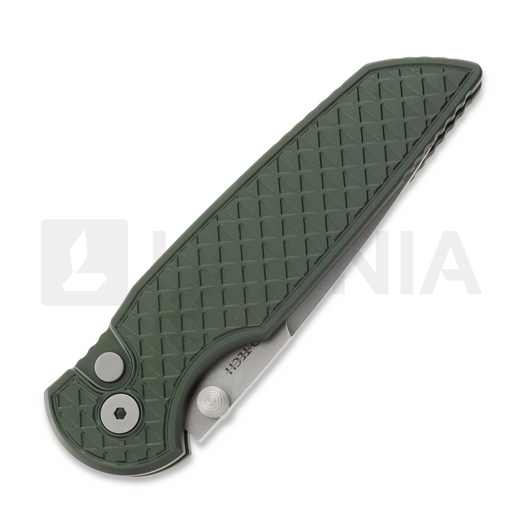 Pro-Tech TR-3 Integrity sulankstomas peilis, Green Relic, Stonewash INT105-GREEN