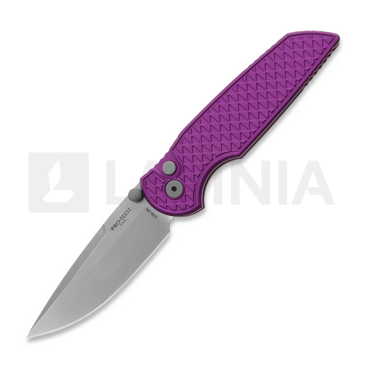 Pro-Tech TR-3 Integrity stonewashed 접이식 나이프, purple INT105-PURPLE