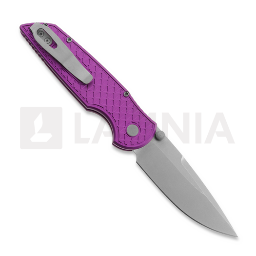 Pro-Tech TR-3 Integrity stonewashed kääntöveitsi, purple INT105-PURPLE