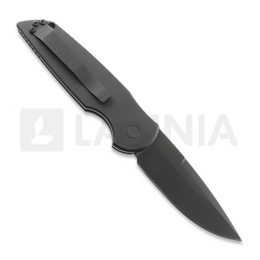 Navaja Pro-Tech TR-3 Operator, Groove Texture Black Aluminum TR-3SWATOPERATOR