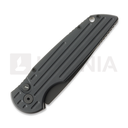 Coltello pieghevole Pro-Tech TR-3 Operator, Groove Texture Black Aluminum TR-3SWATOPERATOR
