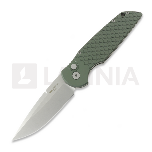 Pro-Tech TR-3 X1 Tactical Response 3.5 154CM סכין מתקפלת, Green Fish Scale TR-3X1SWGREEN