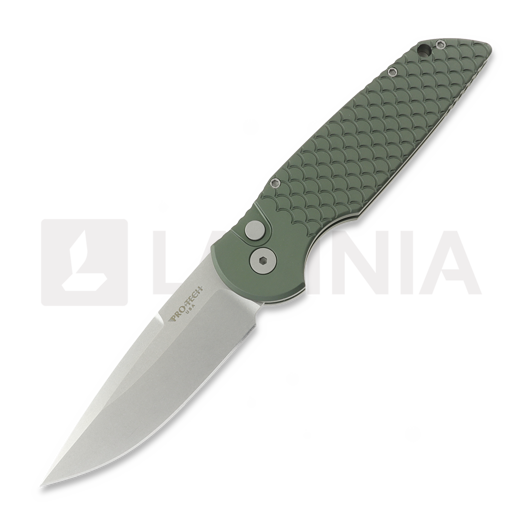 Pro-Tech TR-3 X1 Tactical Response 3.5 154CM סכין מתקפלת, Green Fish Scale TR-3X1SWGREEN