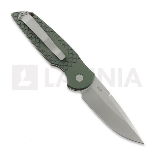 Nóż składany Pro-Tech TR-3 X1 Tactical Response 3.5 154CM, Green Fish Scale TR-3X1SWGREEN