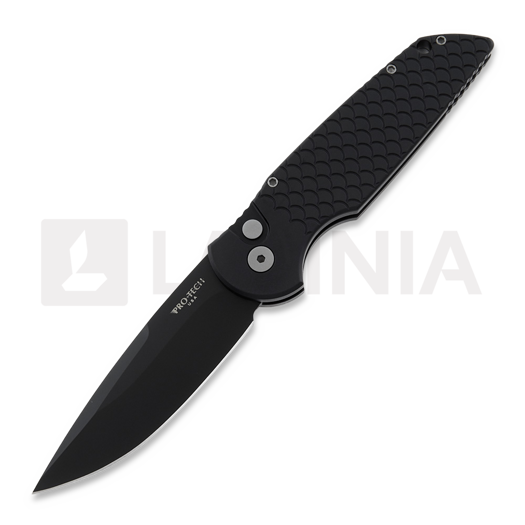 Pro-Tech TR-3 X1 Tactical Response 3.5 Clip Point Black foldekniv, Fish Scale TR-3X1
