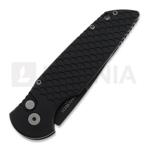 Pro-Tech TR-3 X1 Tactical Response 3.5 Clip Point Black sulankstomas peilis, Fish Scale TR-3X1
