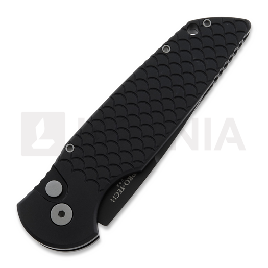 Coltello pieghevole Pro-Tech TR-3 X1 Tactical Response 3.5 Clip Point Black, Fish Scale TR-3X1