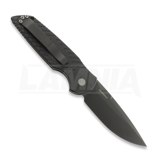 Coltello pieghevole Pro-Tech TR-3 X1 Tactical Response 3.5 Magnacut, fishscale texture, nero TR-3X1MC