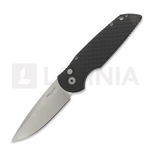 Pro-Tech TR-3 X1 Tactical Response 3.5 Magnacut foldekniv, fishscale texture, sort TR-3X1SWMC