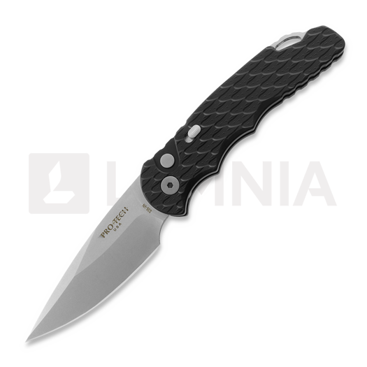 Nóż składany Pro-Tech TR-5, Black Feather Texture, Stonewash T505-F