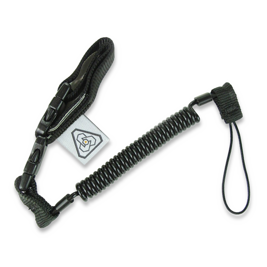 Prometheus Design Werx A.C. Mini Coil Lanyard - Black