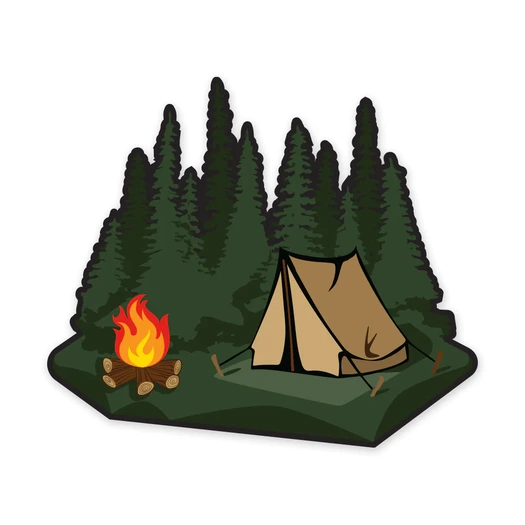 Prometheus Design Werx Campsite Sticker