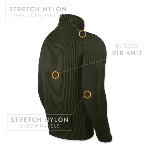 Prometheus Design Werx CWO Full Zip Sweater - OD Green