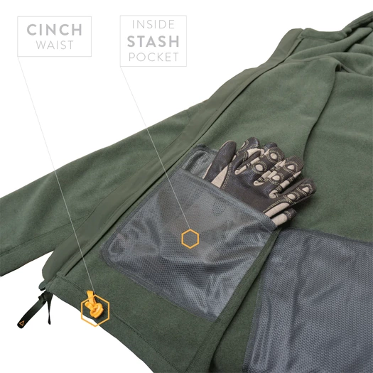 Prometheus Design Werx DA Hoodie - Mission Green