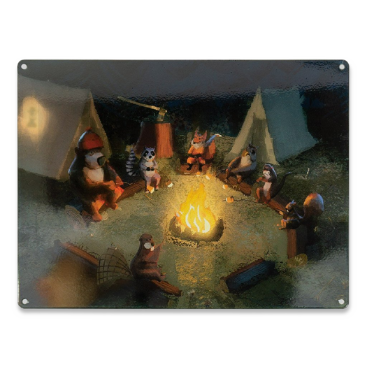 Prometheus Design Werx DRB Campfire Friends Tin Sign