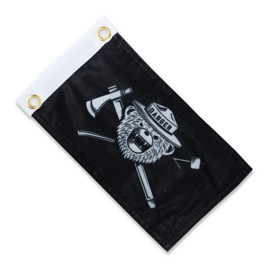 Prometheus Design Werx DRB Classic Jolly Roger Expedition Flag - Black