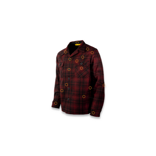 Prometheus Design Werx DRB Woodsman Shirt - Red Black Plaid