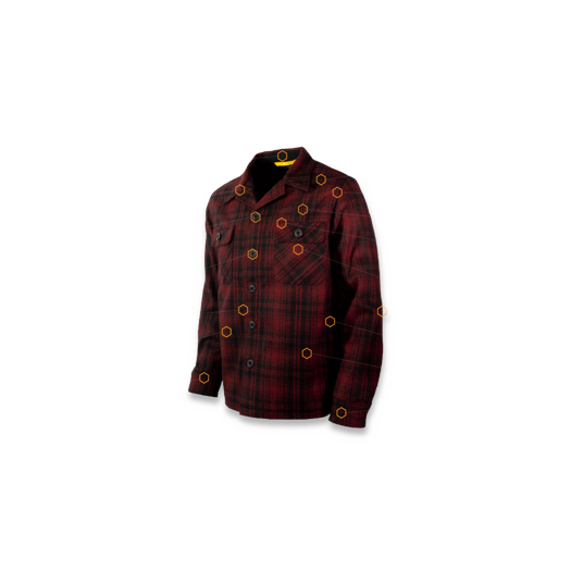 Prometheus Design Werx DRB Woodsman Shirt - Red Black Plaid