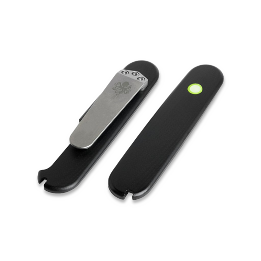 Prometheus Design Werx G10 SAK Scales Smooth - Black handle scales