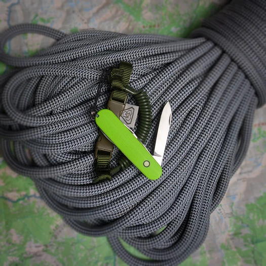 Prometheus Design Werx G10 SAK Scales Smooth - Neon Green