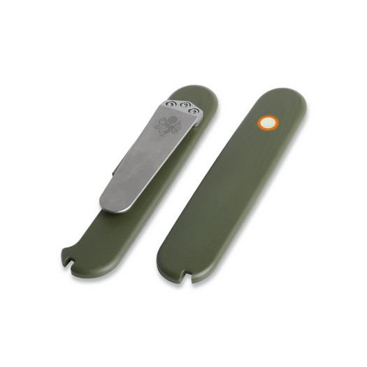 Prometheus Design Werx G10 SAK Scales Smooth - OD Green Handle scales