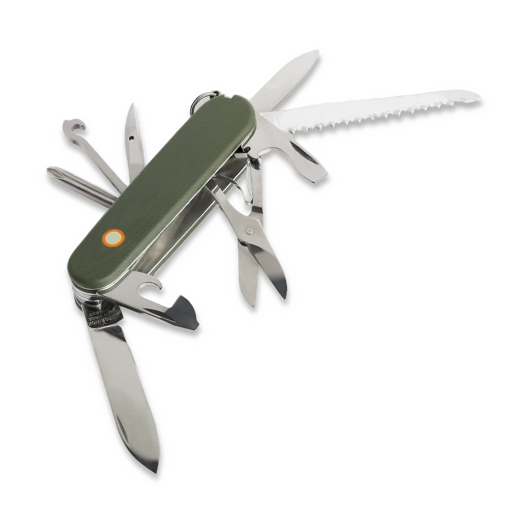 Prometheus Design Werx G10 SAK Scales Smooth - OD Green kahvapalat