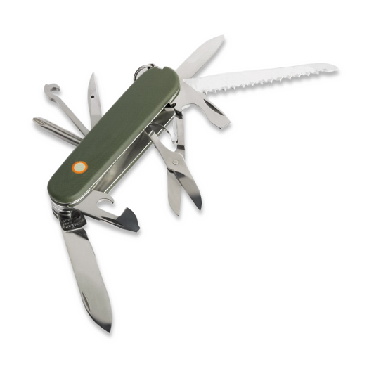 Prometheus Design Werx G10 SAK Scales Smooth - OD Green kahvapalat