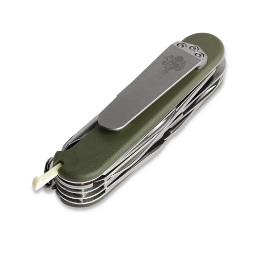 Prometheus Design Werx G10 SAK Scales Smooth - OD Green kahvapalat