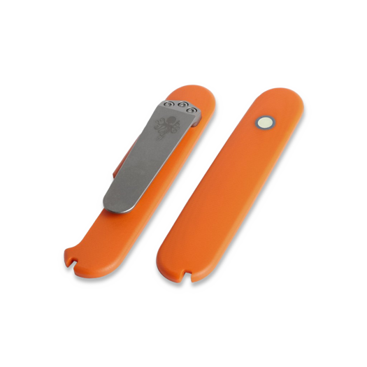 Prometheus Design Werx G10 SAK Scales Smooth - Orange Handle scales