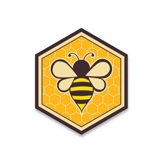 Prometheus Design Werx Honey Bee Mini-Sticker
