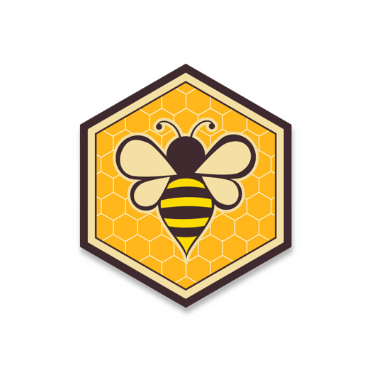 Prometheus Design Werx Honey Bee Mini-Sticker