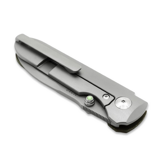 Coltello pieghevole Prometheus Design Werx Invictus-C (Compact) Green Micarta-L