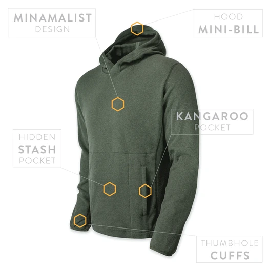 Prometheus Design Werx JAAC Pullover Hoodie - River Stone