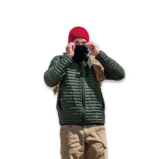 Prometheus Design Werx Kepler Down Cardigan - Expedition Green