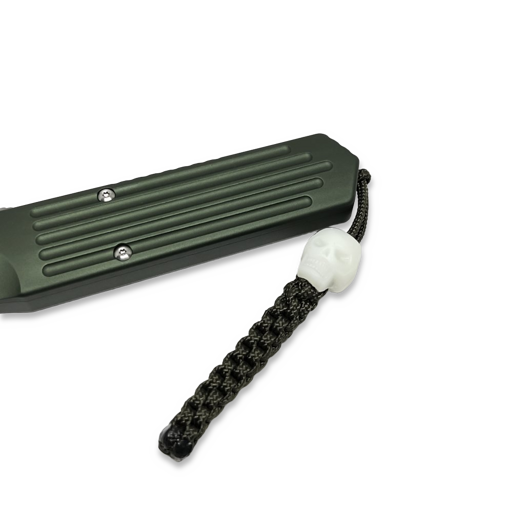 Prometheus Design Werx Memento Mori GID Lanyard Bead - Blue