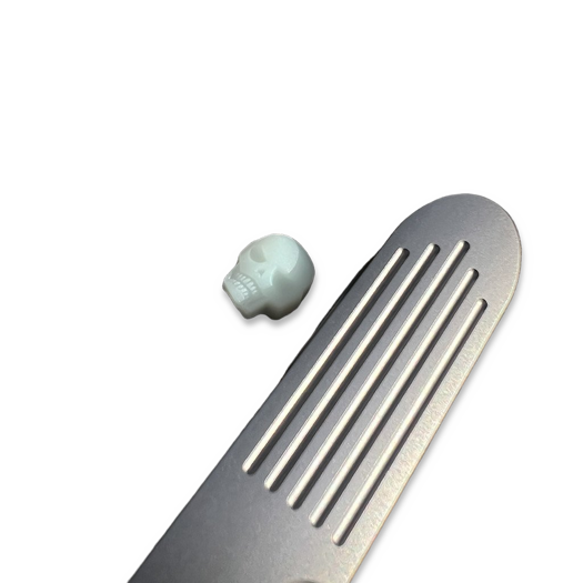 Prometheus Design Werx Memento Mori GID Lanyard Bead - Green