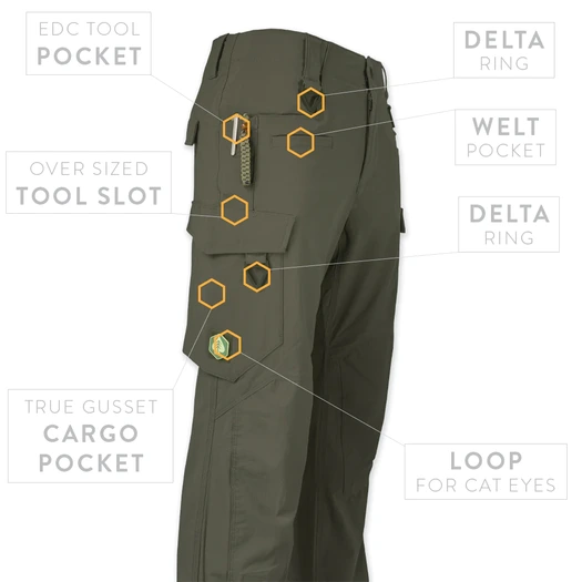Prometheus Design Werx Odyssey Cargo Pant TRS - Ranger Green