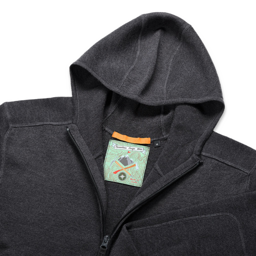 Prometheus Design Werx Orion Merino Hoodie FZ - Pursuit Black
