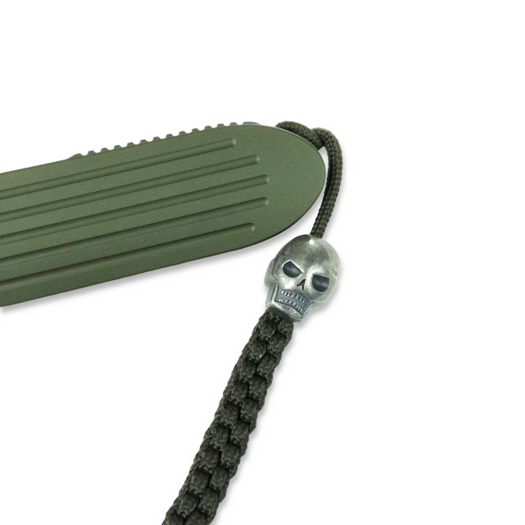 Prometheus Design Werx PDW Memento Mori Skull Bead - Silver