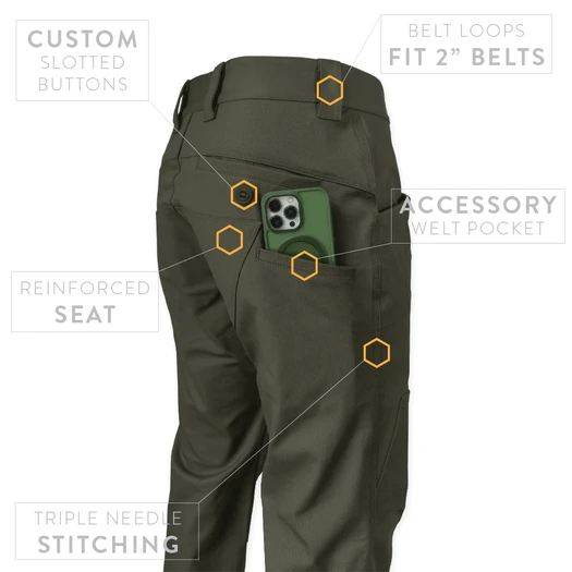 Prometheus Design Werx Raider Field Pant Canvas+ - RG