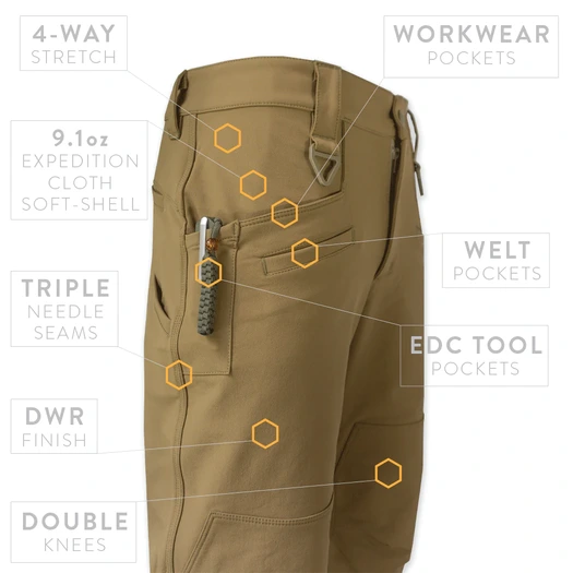 Prometheus Design Werx Raider Field Pant EC - All Terrain Brown