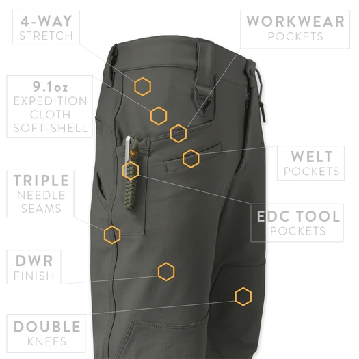 Prometheus Design Werx Raider Field Pant EC - Universal Field Gray