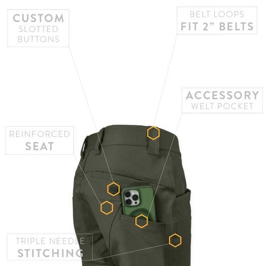 Prometheus Design Werx Raider Field Short Canvas+ - RG