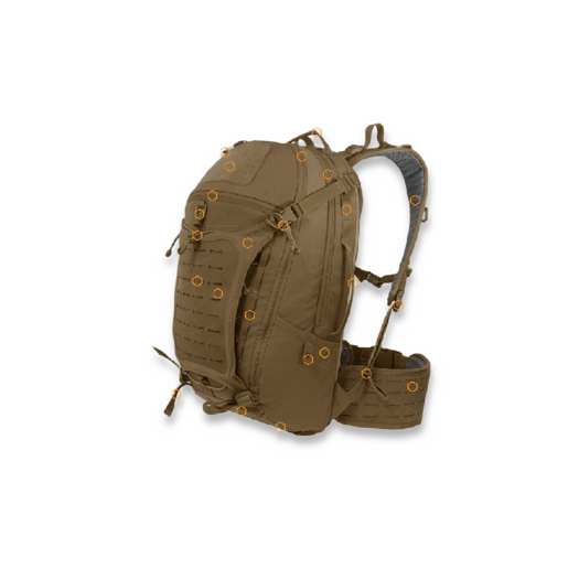 Prometheus Design Werx S.H.A.D.O. Pack 24L - All Terrain Brown kuprinė