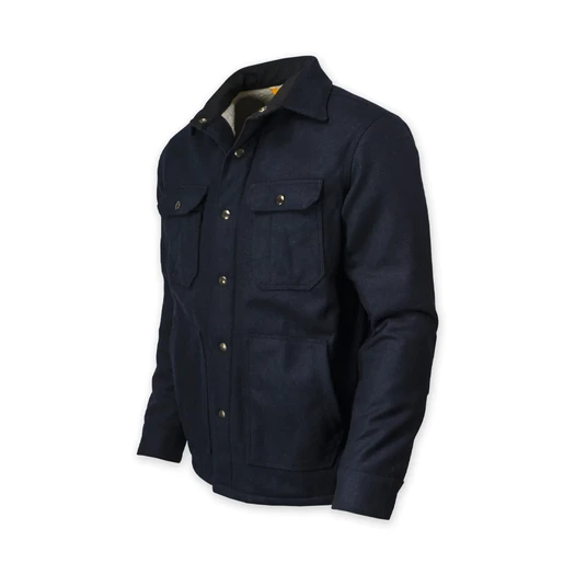 Prometheus Design Werx Shearling Mountain Jacket - Navy Blue