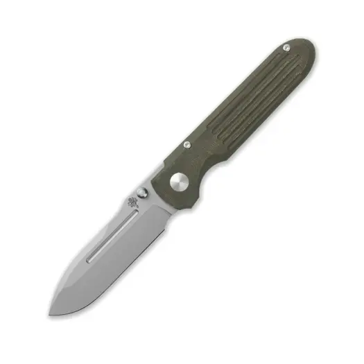 Couteau pliant Prometheus Design Werx SPD Invictus-SP - OD Green Linen Micarta