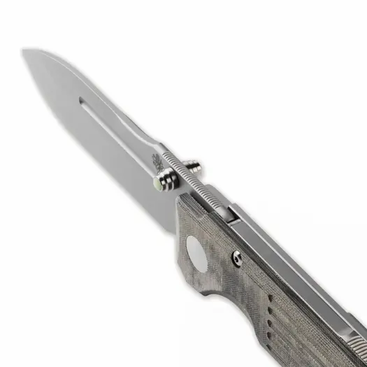 Prometheus Design Werx SPD Invictus-SP - OD Green Linen Micarta sulankstomas peilis