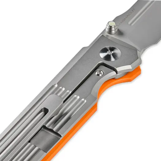 Coltello pieghevole Prometheus Design Werx SPD Invictus-SP - Orange